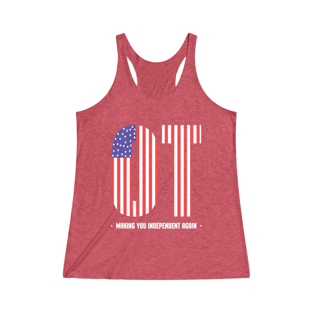 Tank Top OT Making You Independent Again Racerback Tank - Physio Memes