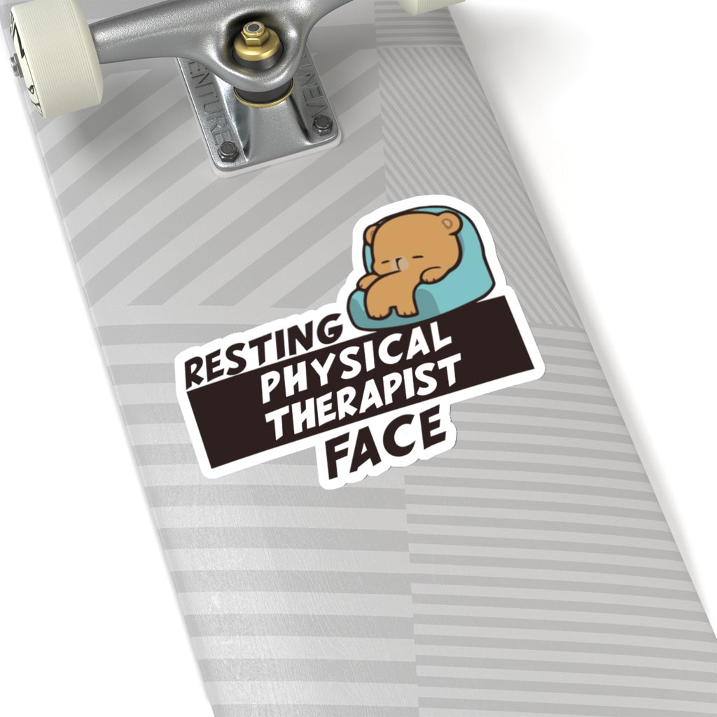 Paper products Resting Physical Therapist Face Sticker - Physio Memes