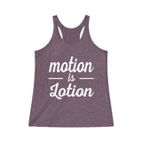 Tank Top Motion Is Lotion Racerback Tank - Physio Memes