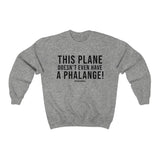 Sweatshirt This Plane Doesn't Even Have A Phalange! Sweatshirt - Physio Memes