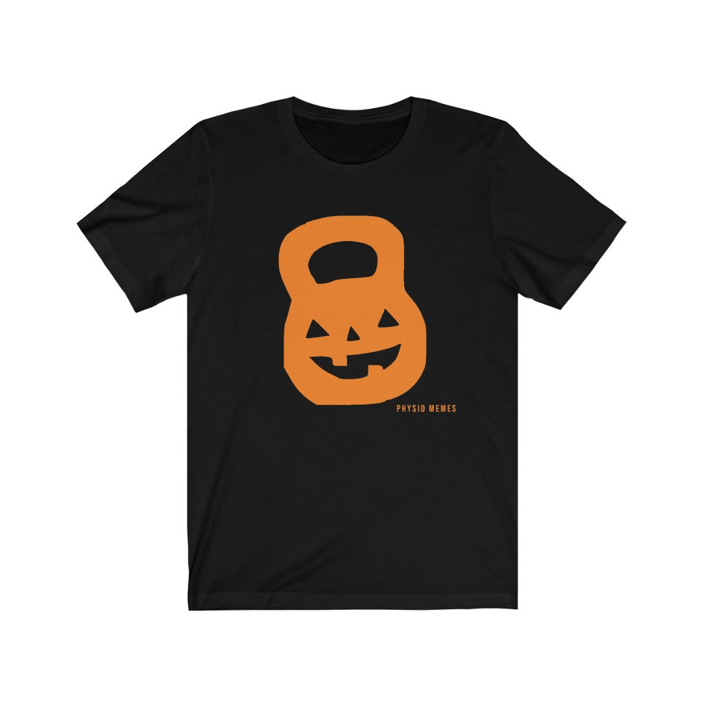 T-Shirt Pumpkin Kettlebell Halloween Shirt - Physio Memes
