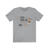 T-Shirt This PTA Runs on Coffee and Squats Shirt - Physio Memes