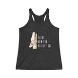 Tank Top Talus How You Really Feel Women's Racerback Tank - Physio Memes