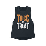 Tank Top Thicc Or Treat Women's Muscle Tank - Physio Memes