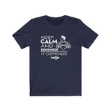 T-Shirt Keep Calm and Remember-It Depends SPTA Shirt - Physio Memes
