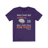 T-Shirt Was That My Cerebellum or Did I Just Fall For You? Shirt - Physio Memes