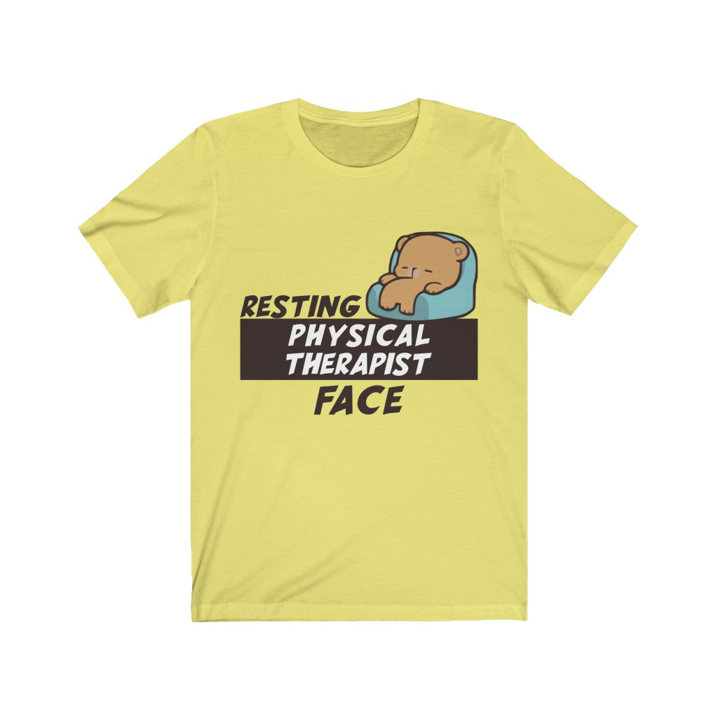 T-Shirt Resting Physical Therapist Face Shirt - Physio Memes