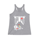 Tank Top Mother and Baby Skeleton Racerback Tank - Physio Memes