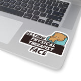 Paper products Resting Physical Therapist Face Sticker - Physio Memes