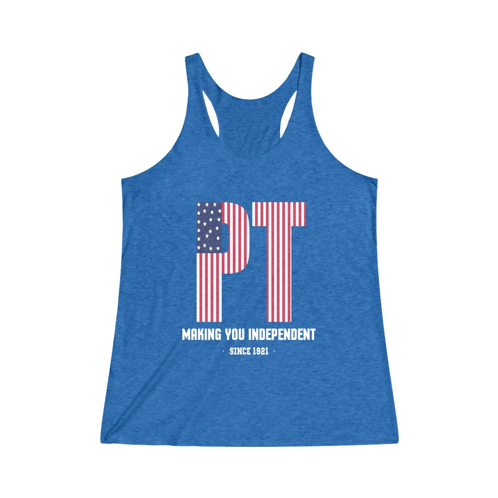 Tank Top PT Making You Independent Racerback Tank - Physio Memes