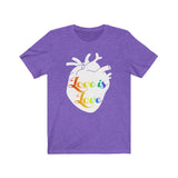 T-Shirt Love Is Love Pride Shirt - Physio Memes
