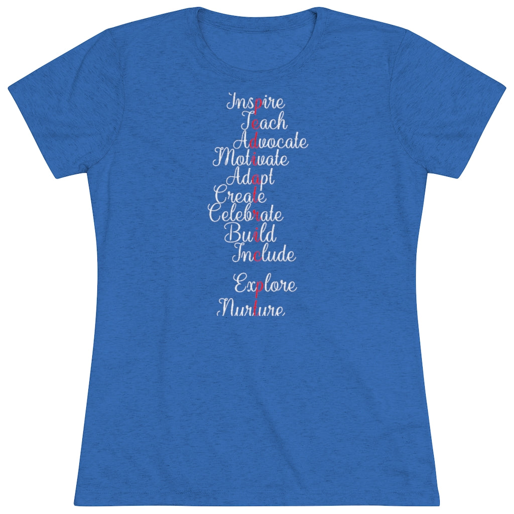 T-Shirt Pediatric PT- Women's Triblend Shirt - Physio Memes