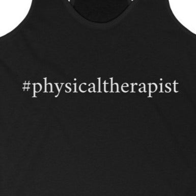 Tank Top #physicaltherapist Racerback Tank - Physio Memes