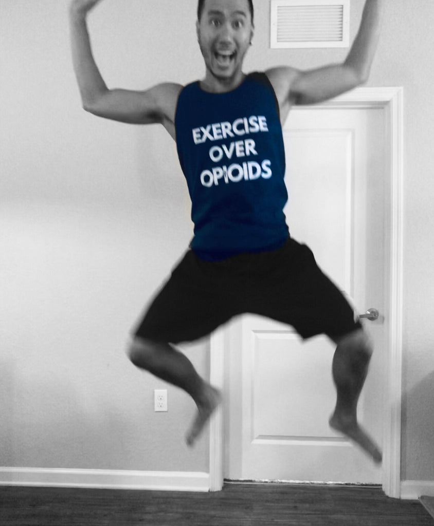 Tank Top Exercise Over Opioids Men's Tank - Physio Memes