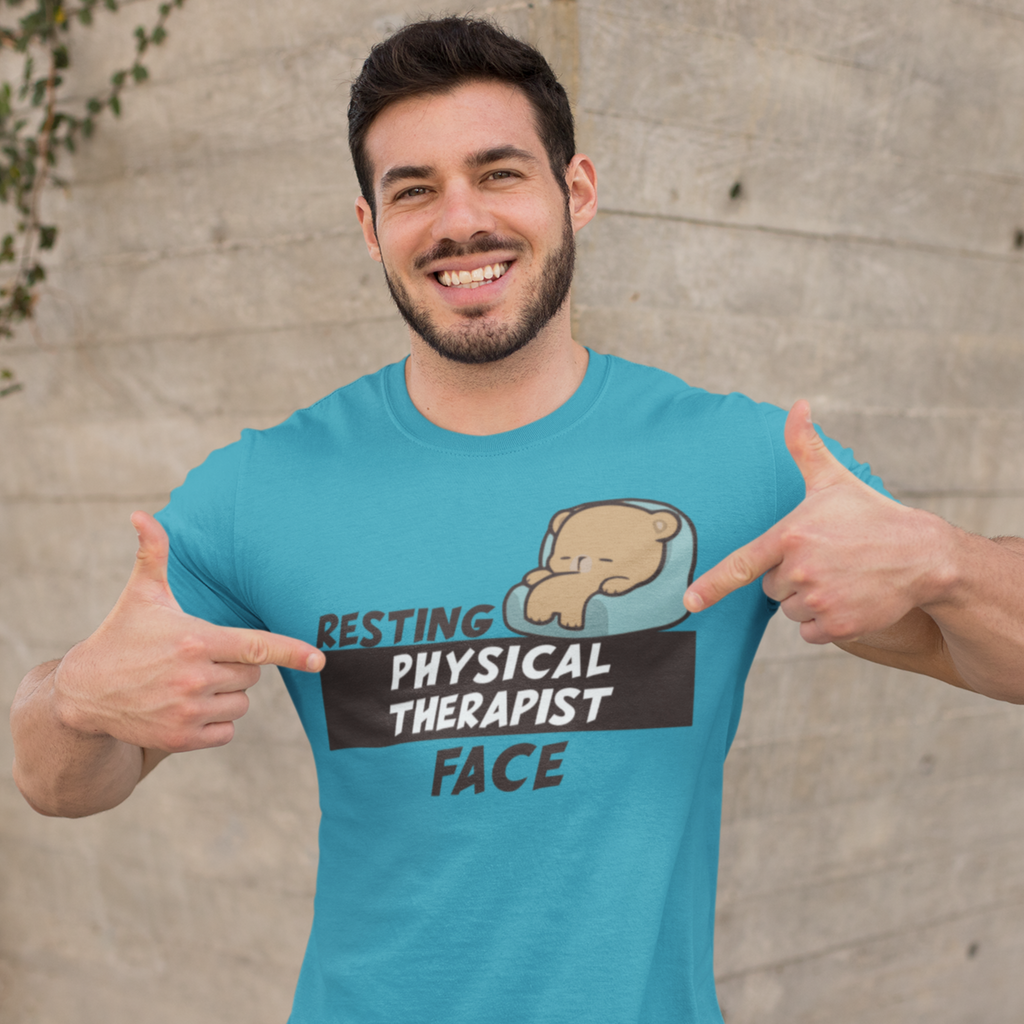 T-Shirt Resting Physical Therapist Face Shirt - Physio Memes