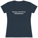 T-Shirt Disney+ and Thrust Manipulation Women's Triblend Shirt - Physio Memes