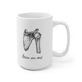 Mug Lean On Me Mug - Physio Memes