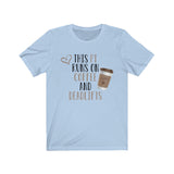 T-Shirt This PT Runs on Coffee and Deadlifts Shirt - Physio Memes