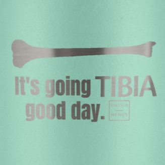 Tumblers It's Going Tibia Good Day Travel Mug - Physio Memes