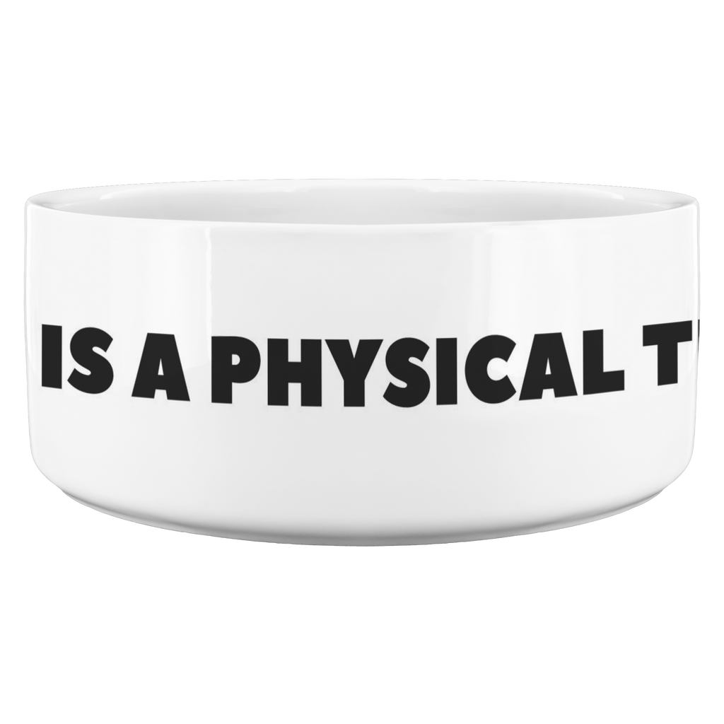 Dog Bowls My Mom Is A Physical Therapist Dog Bowl - Physio Memes