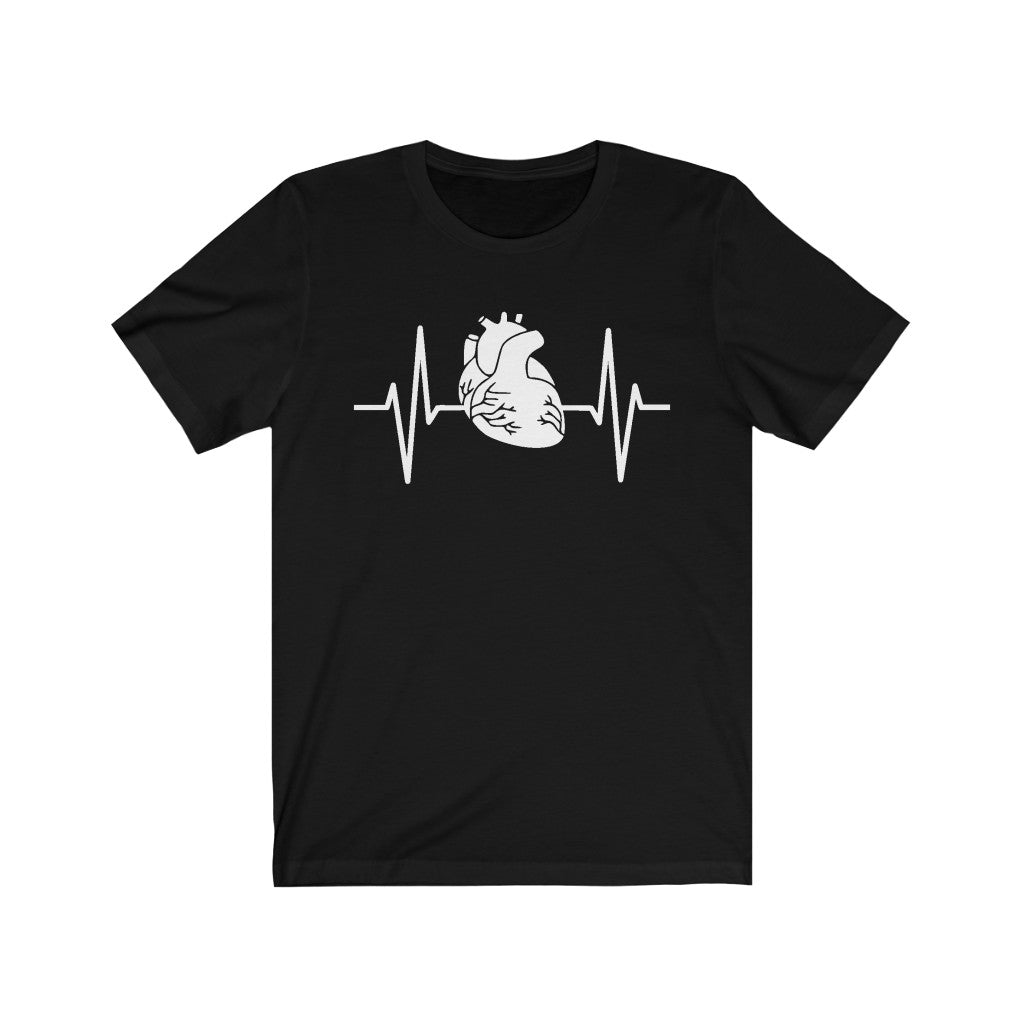 T-Shirt Heart with Pulse Shirt - Physio Memes