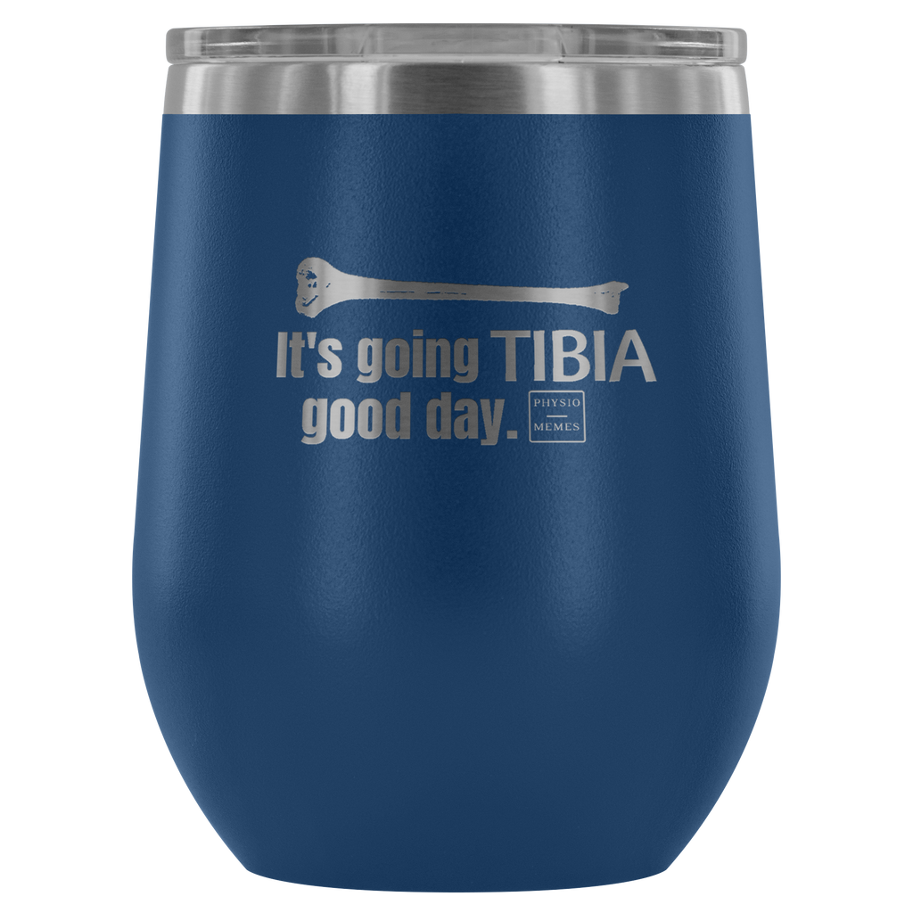 Wine Tumbler It's Going Tibia Good Day Wine Tumbler - Physio Memes