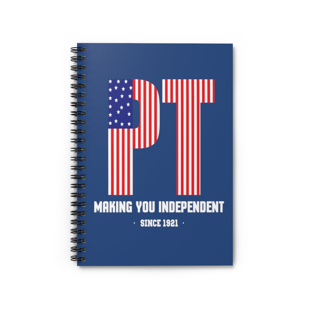 Paper products PT Making You Independent Since 1921 -Spiral Notebook - Ruled Line - Physio Memes