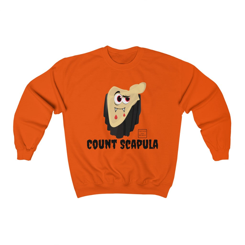 Sweatshirt Count Scapula Crewneck Sweatshirt - Physio Memes