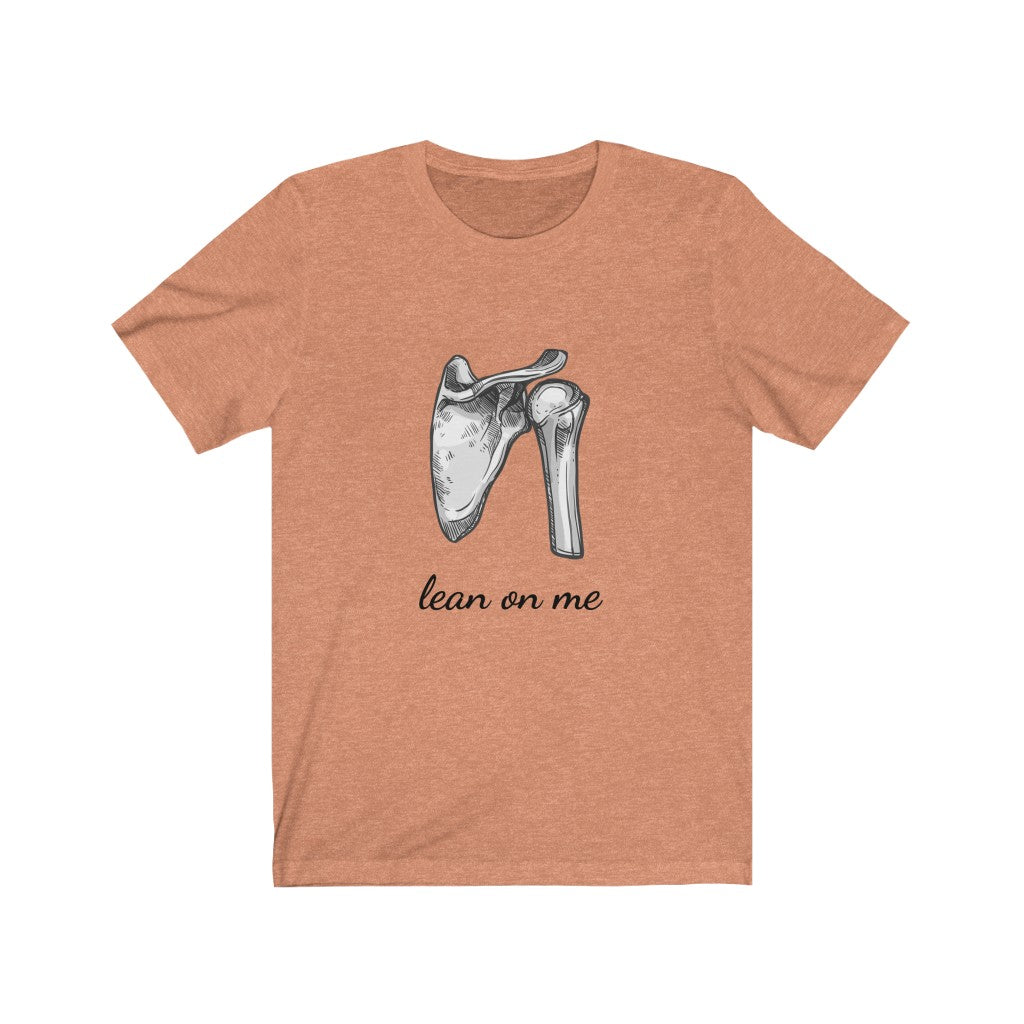 T-Shirt Lean On Me Shirt - Physio Memes