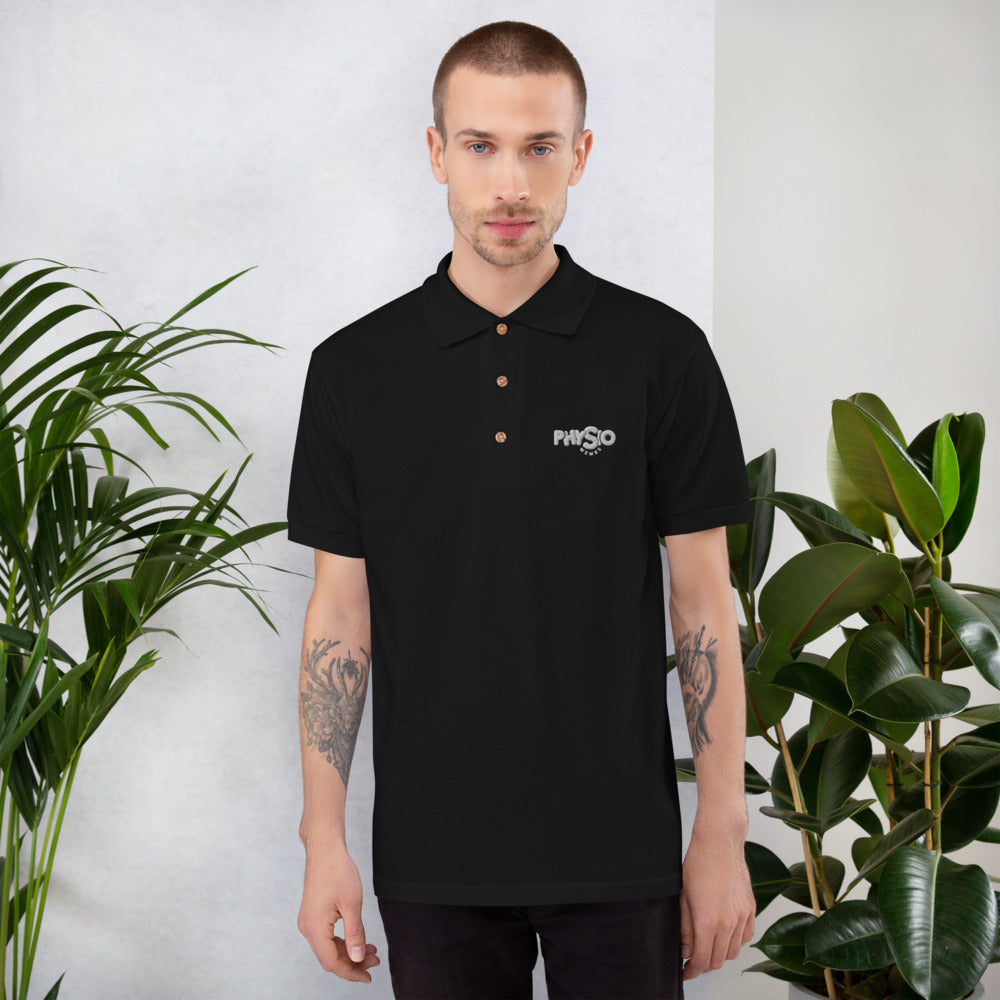 Physio Memes Embroidered Polo Shirt - Physio Memes