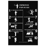 Canvas Wall Art 3 Improved Pain Scale Canvas - Physio Memes